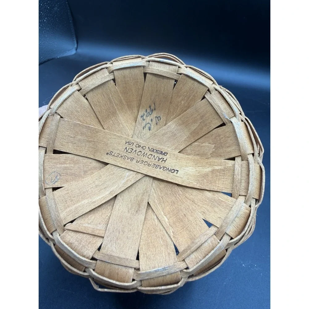 Longaberger 1992 Discovery Basket 🧺🔍 Handwoven Maple • Retired Collectible